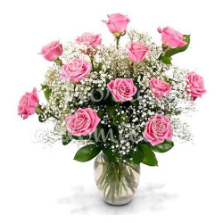 bouquet-12-roselline-rosa