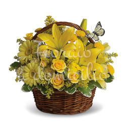 cesto-fiori-misti-gialli