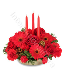 centro-tavola-con-rose-gerbere-e-garofani